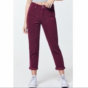 Pac Sun Maroon Corduroy Jeans